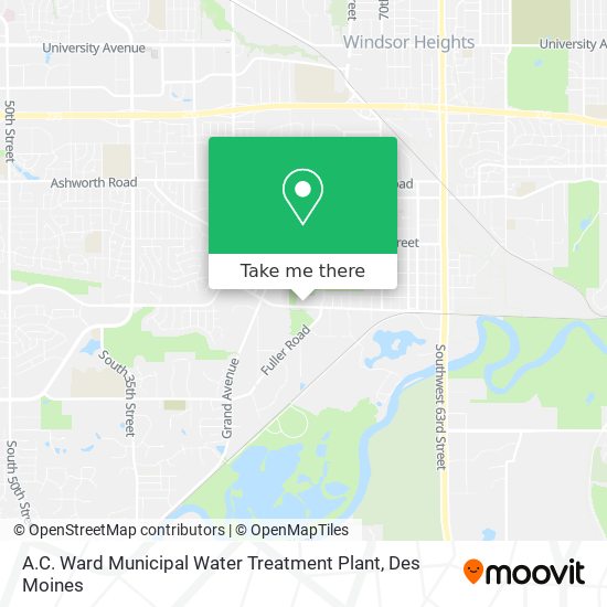 A.C. Ward Municipal Water Treatment Plant map