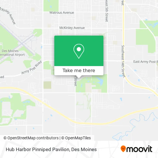 Mapa de Hub Harbor Pinniped Pavilion