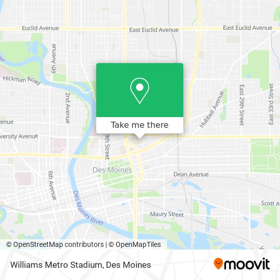 Williams Metro Stadium map