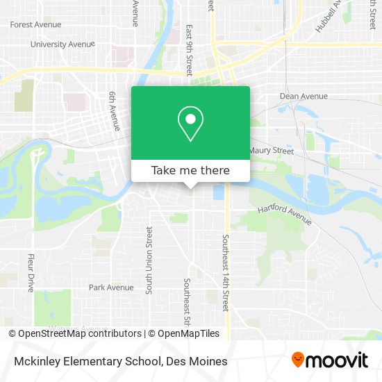 Mapa de Mckinley Elementary School