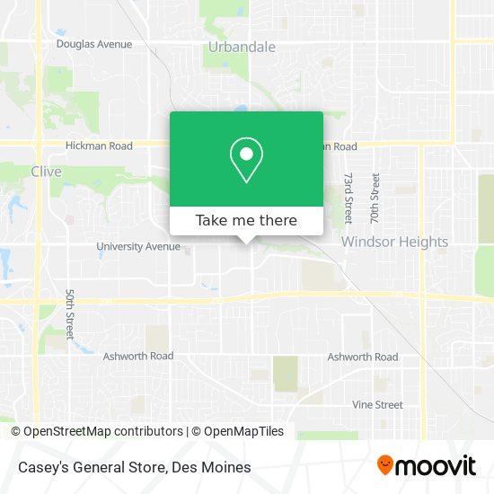 Mapa de Casey's General Store