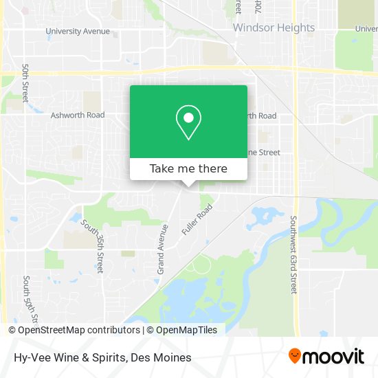 Hy-Vee Wine & Spirits map