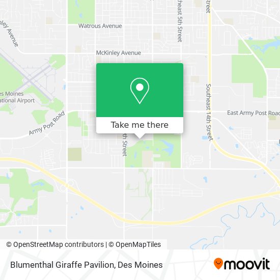 Mapa de Blumenthal Giraffe Pavilion