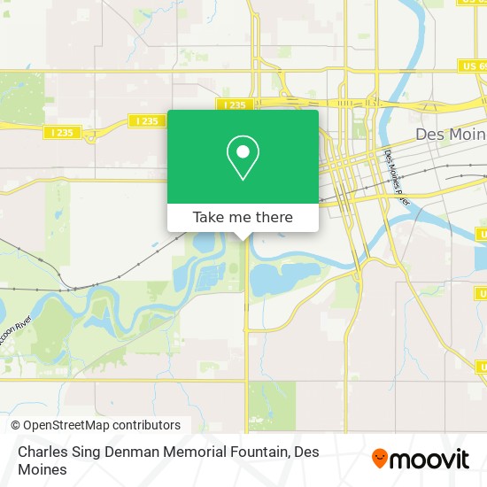 Charles Sing Denman Memorial Fountain map