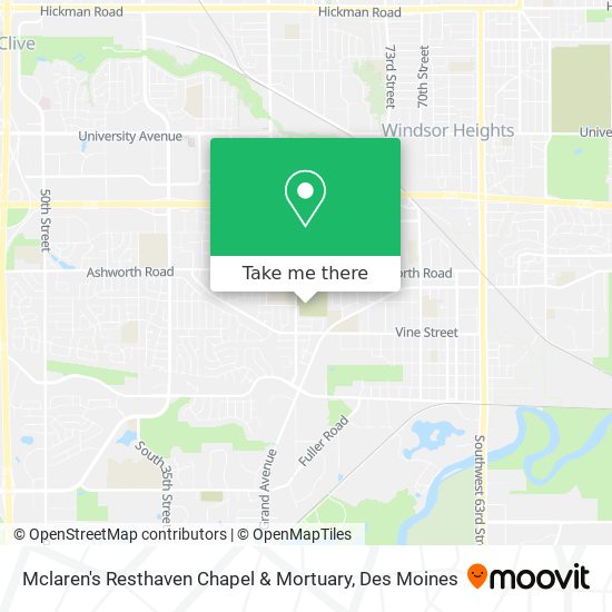 Mclaren's Resthaven Chapel & Mortuary map