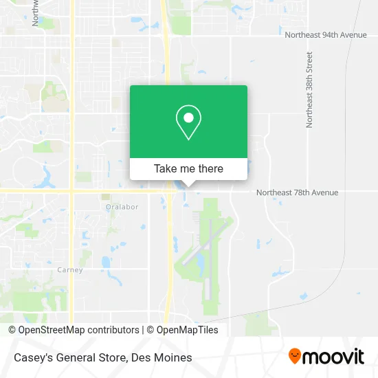 Casey's General Store map