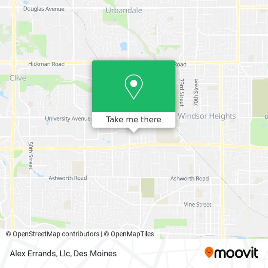 Alex Errands, Llc map