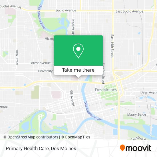 Primary Health Care map