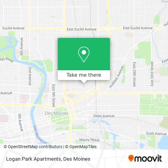 Mapa de Logan Park Apartments