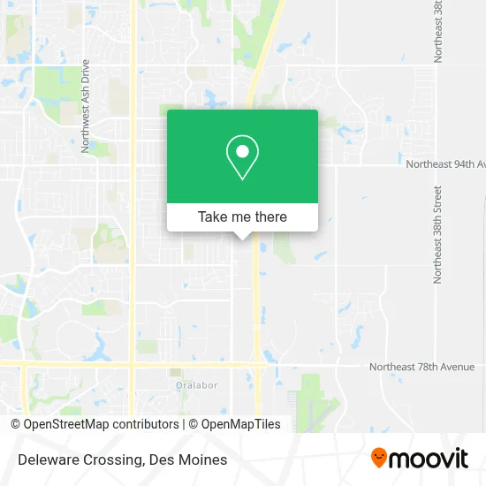 Deleware Crossing map