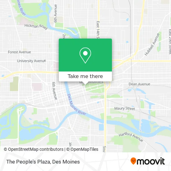 The People's Plaza map