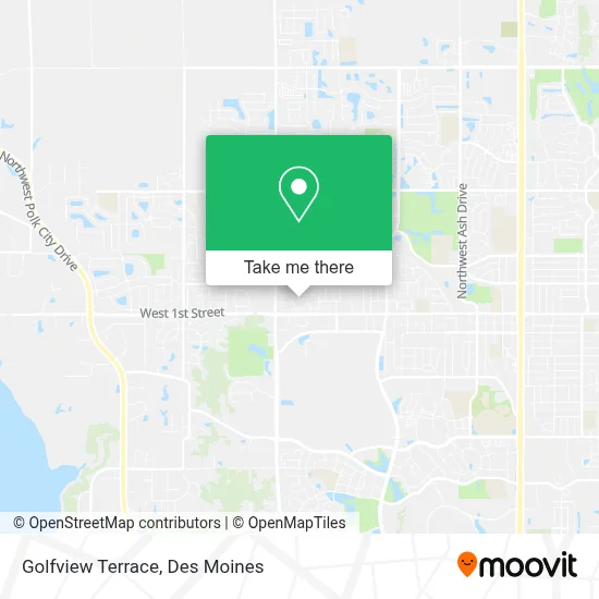 Golfview Terrace map