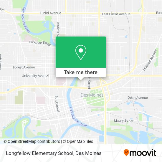 Longfellow Elementary School map