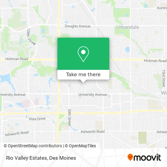 Rio Valley Estates map