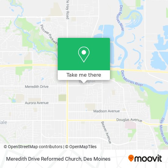 Mapa de Meredith Drive Reformed Church