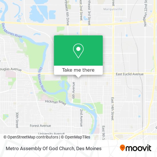 Mapa de Metro Assembly Of God Church
