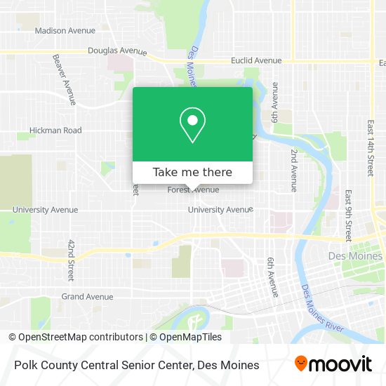 Mapa de Polk County Central Senior Center