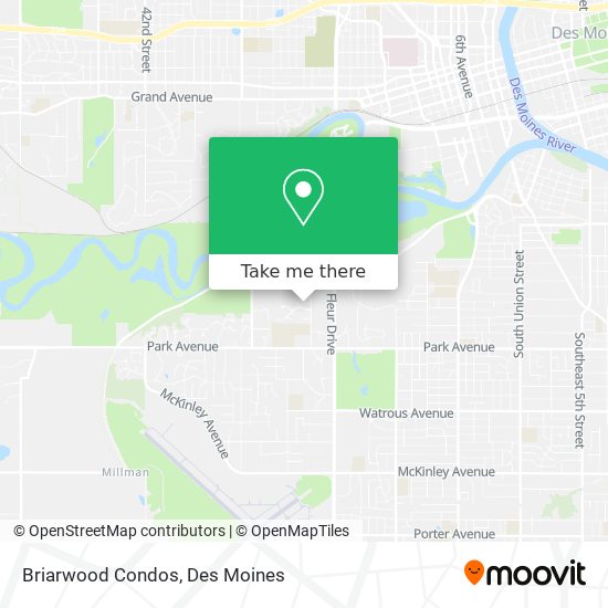 Briarwood Condos map