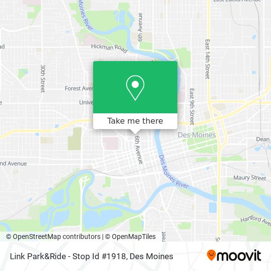 Link Park&Ride - Stop Id #1918 map