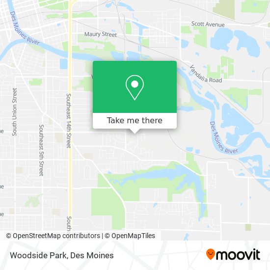 Mapa de Woodside Park