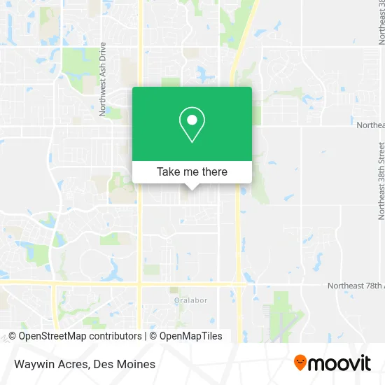 Waywin Acres map