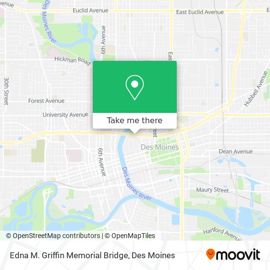 Mapa de Edna M. Griffin Memorial Bridge