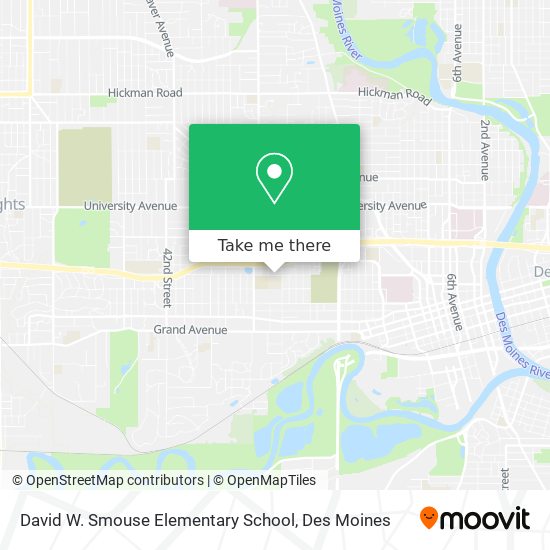 David W. Smouse Elementary School map