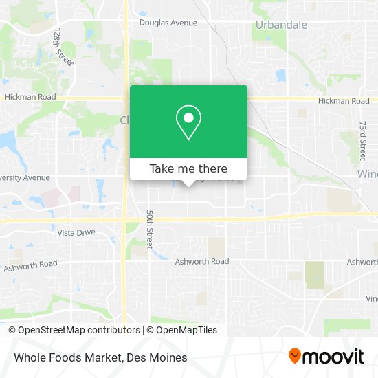 Mapa de Whole Foods Market