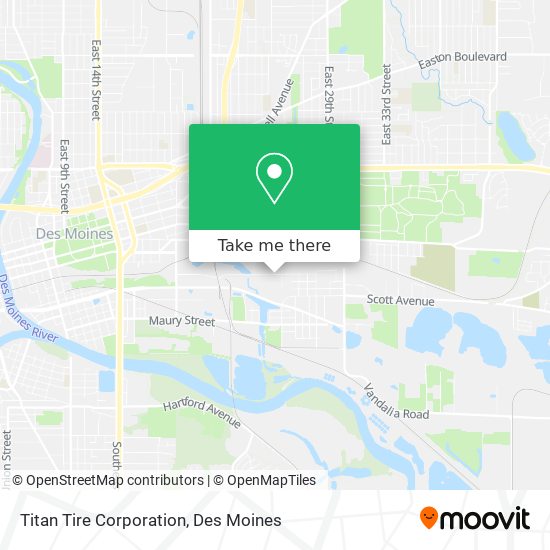 Titan Tire Corporation map