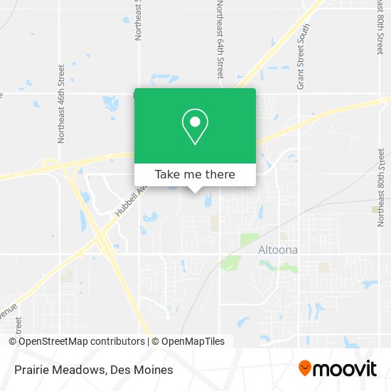 Mapa de Prairie Meadows