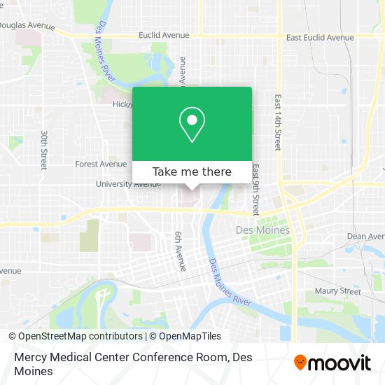 Mercy Medical Center Conference Room map