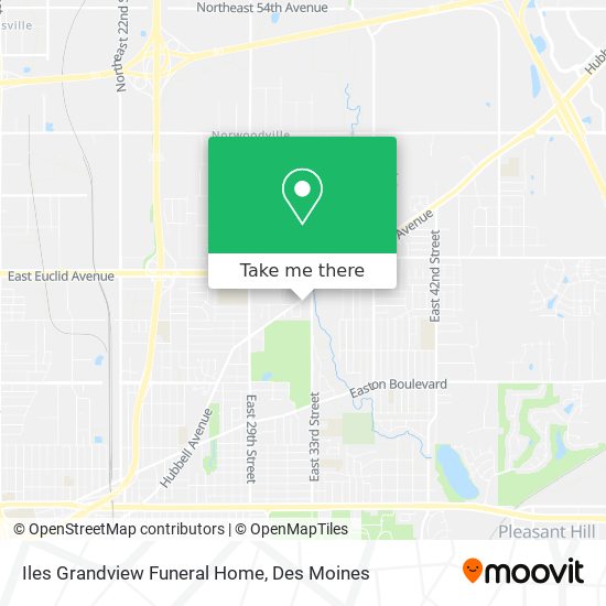 Mapa de Iles Grandview Funeral Home