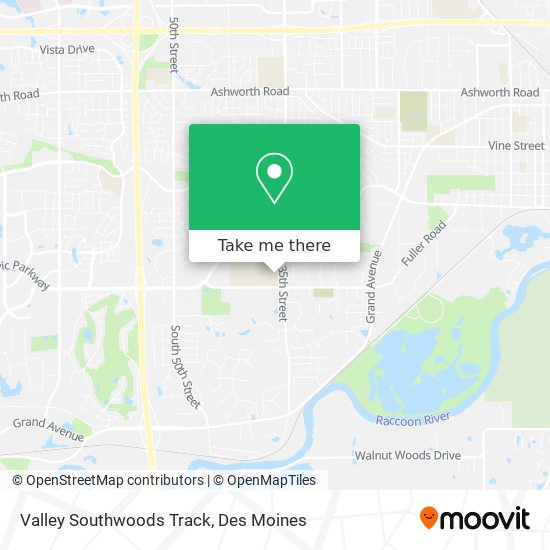 Mapa de Valley Southwoods Track