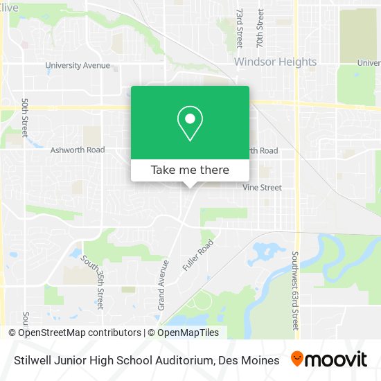 Stilwell Junior High School Auditorium map