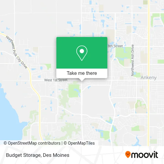 Budget Storage map