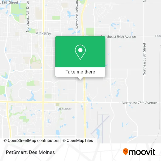 PetSmart map