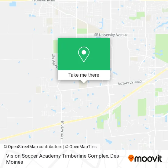 Vision Soccer Academy Timberline Complex map