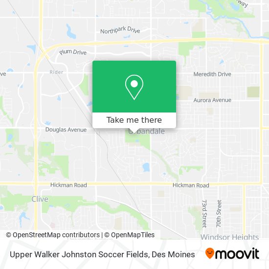 Mapa de Upper Walker Johnston Soccer Fields