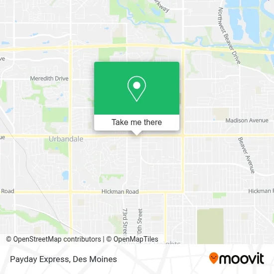 Payday Express map