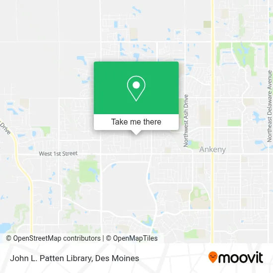John L. Patten Library map