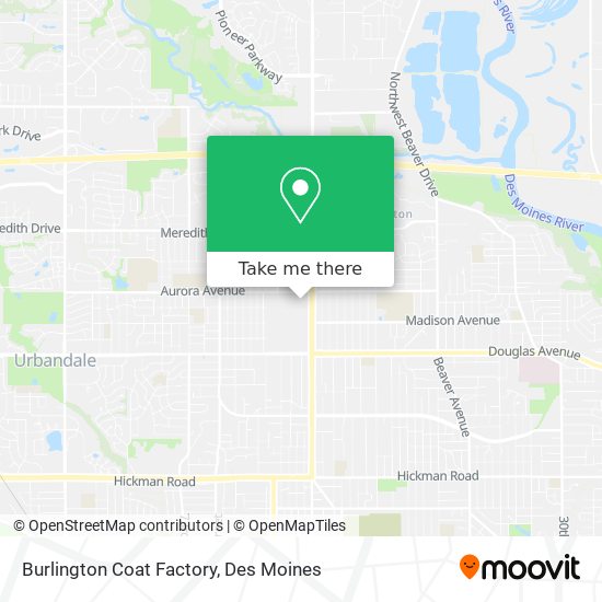 Burlington Coat Factory map