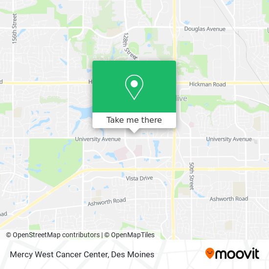 Mercy West Cancer Center map