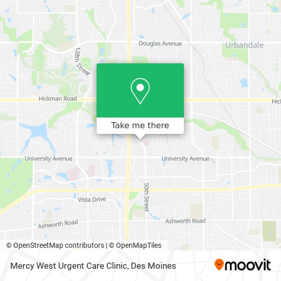 Mapa de Mercy West Urgent Care Clinic