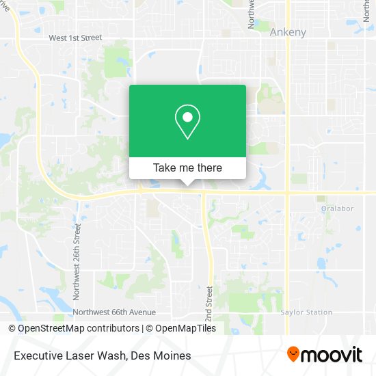 Executive Laser Wash map