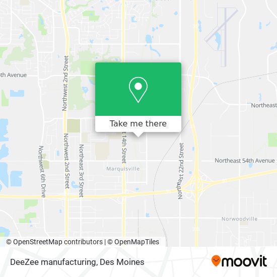 DeeZee manufacturing map