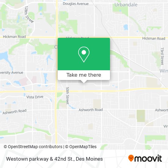 Westown parkway & 42nd St. map