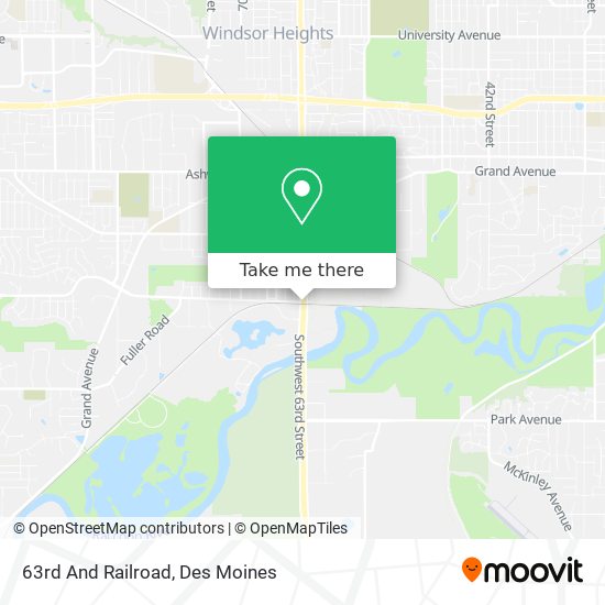63rd And Railroad map