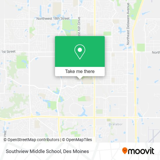 Southview Middle School map