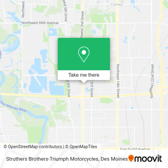 Struthers Brothers-Triumph Motorcycles map