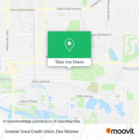 Greater Iowa Credit Union map